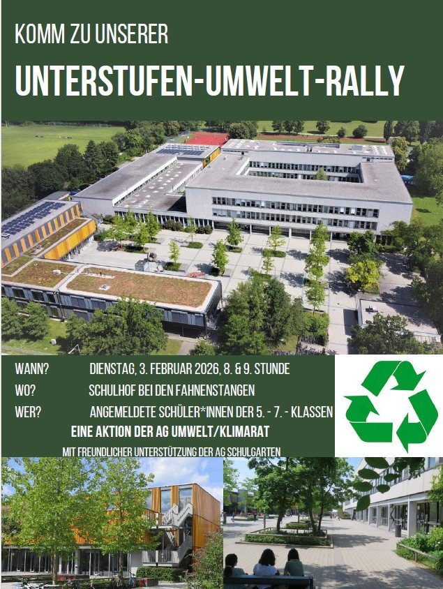 Unterstufen-Umwelt-Rally – Dienstag 3. Februar
