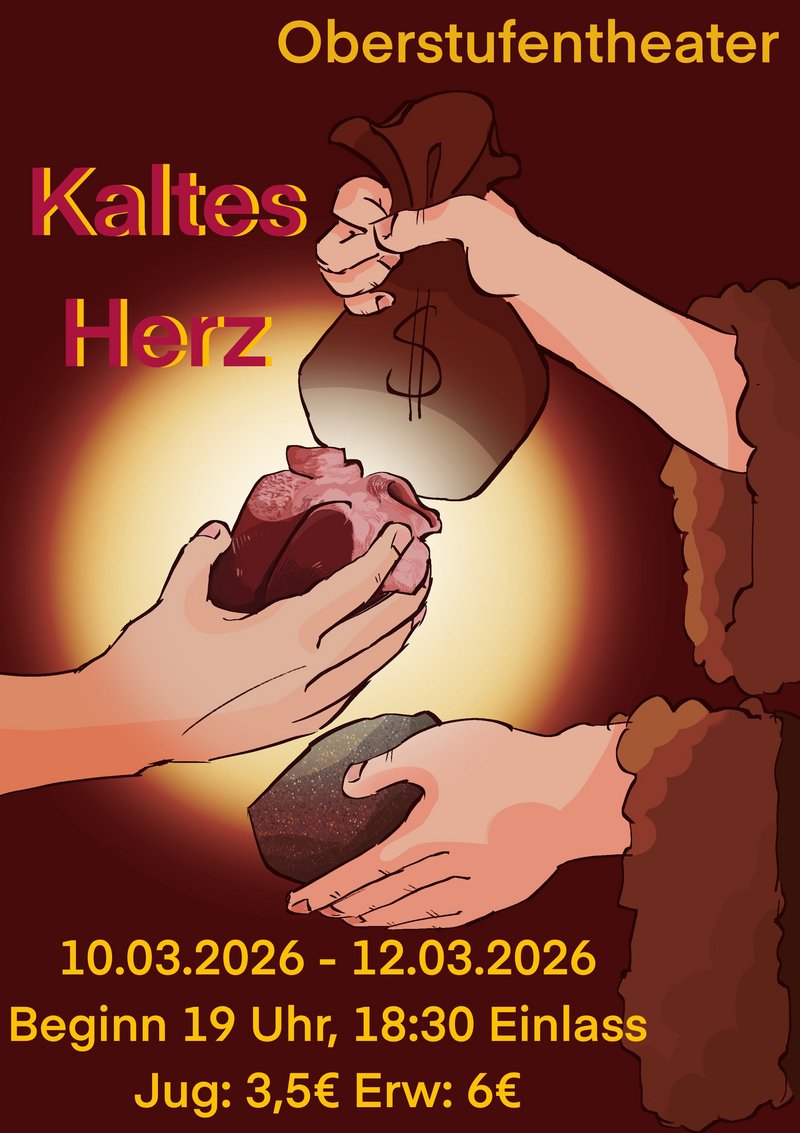 "Das kalte Herz" - Einladung zur Aufführung des Oberstufentheaters