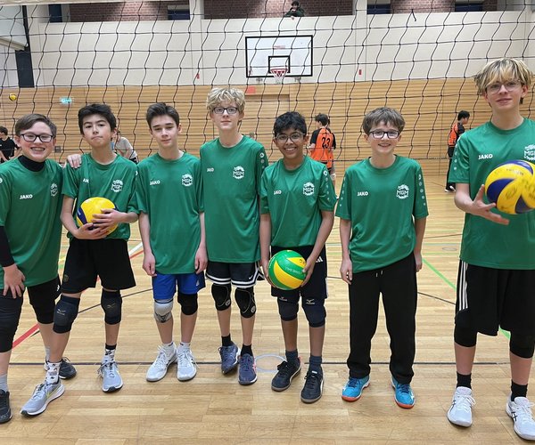 Volleyballschulmannschaft erreicht den 3. Platz im Bezirksfinale
