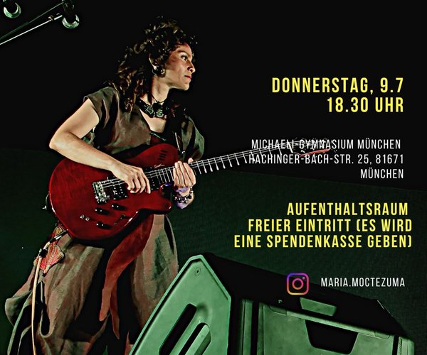 Live-Konzert: María Moctezuma. Elektrisches Ritual