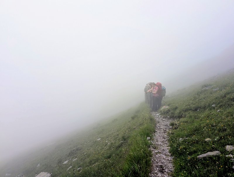 Sonne bis Schneesturm - Alpenexkursion des P-Seminars Geographie